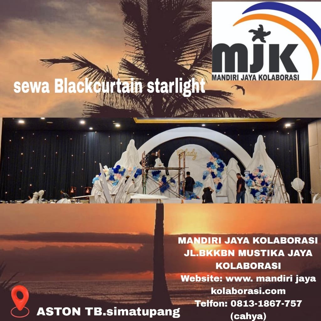 Sewa Blackcurtain Starlight Area Jakarta selatan