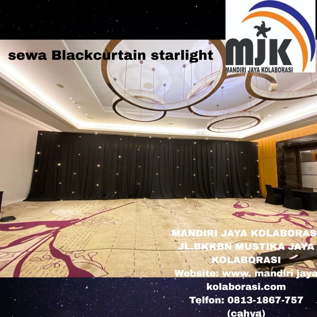 Sewa Blackcurtain Starlight Area Jakarta selatan