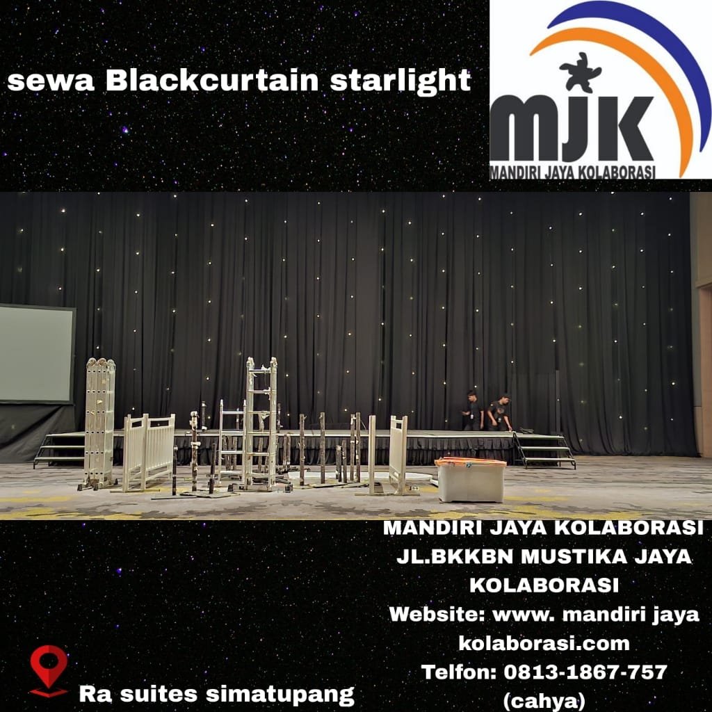 Sewa Blackcurtain Starlight Area Jakarta selatan