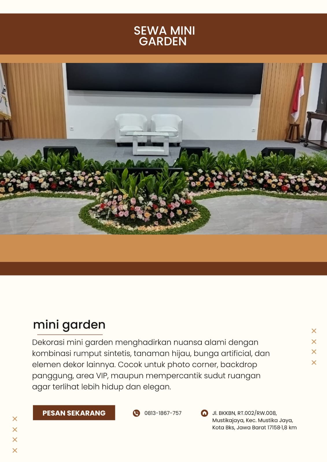 Sewa Mini Garden Dan Panggung Tangerang