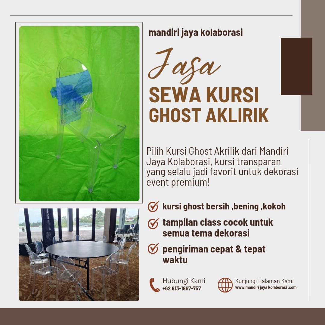 Sewa Kursi Ghost Aklirik Jakarta Barat