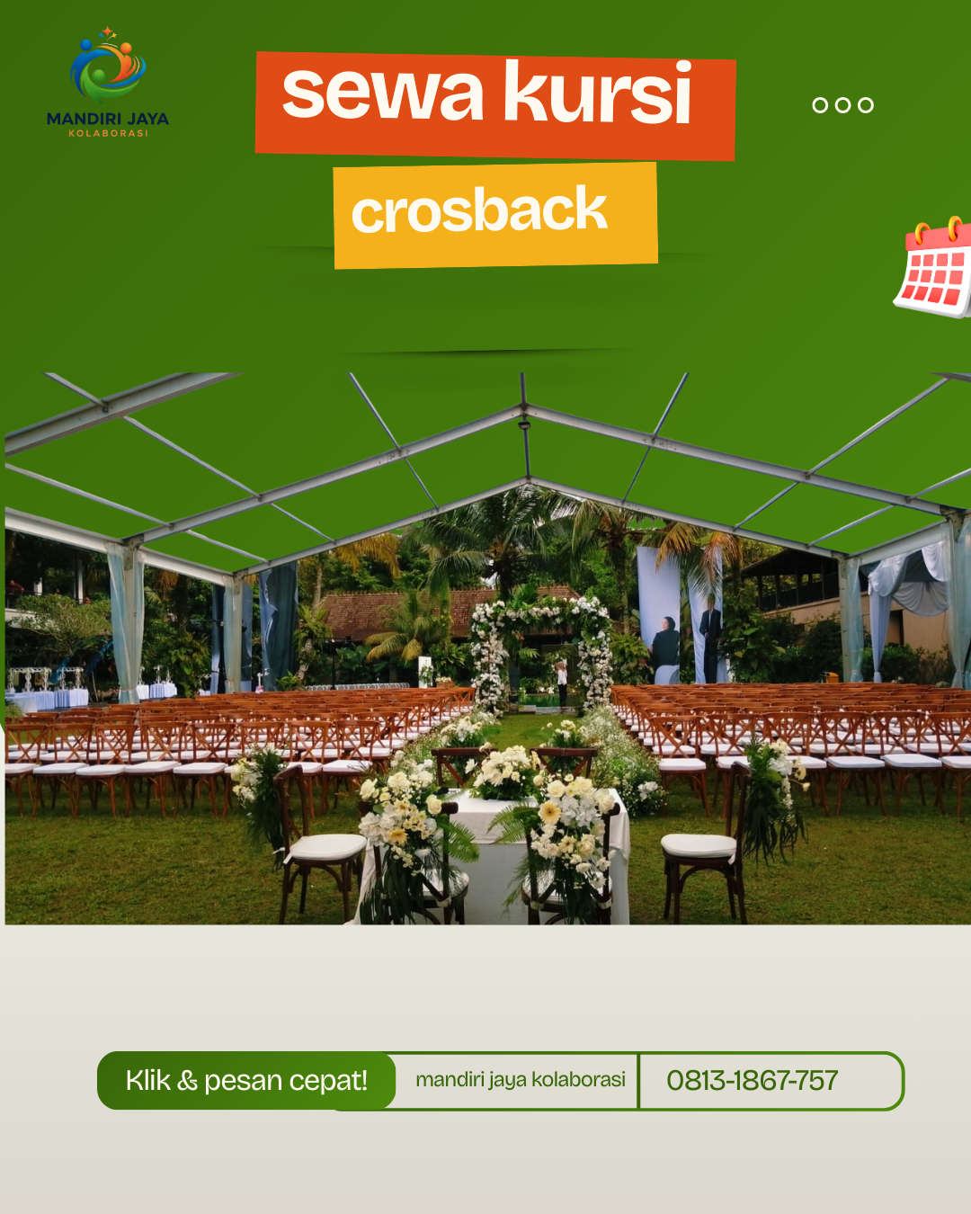 hijau oranye modern makanan soto gurih promosi instagram post