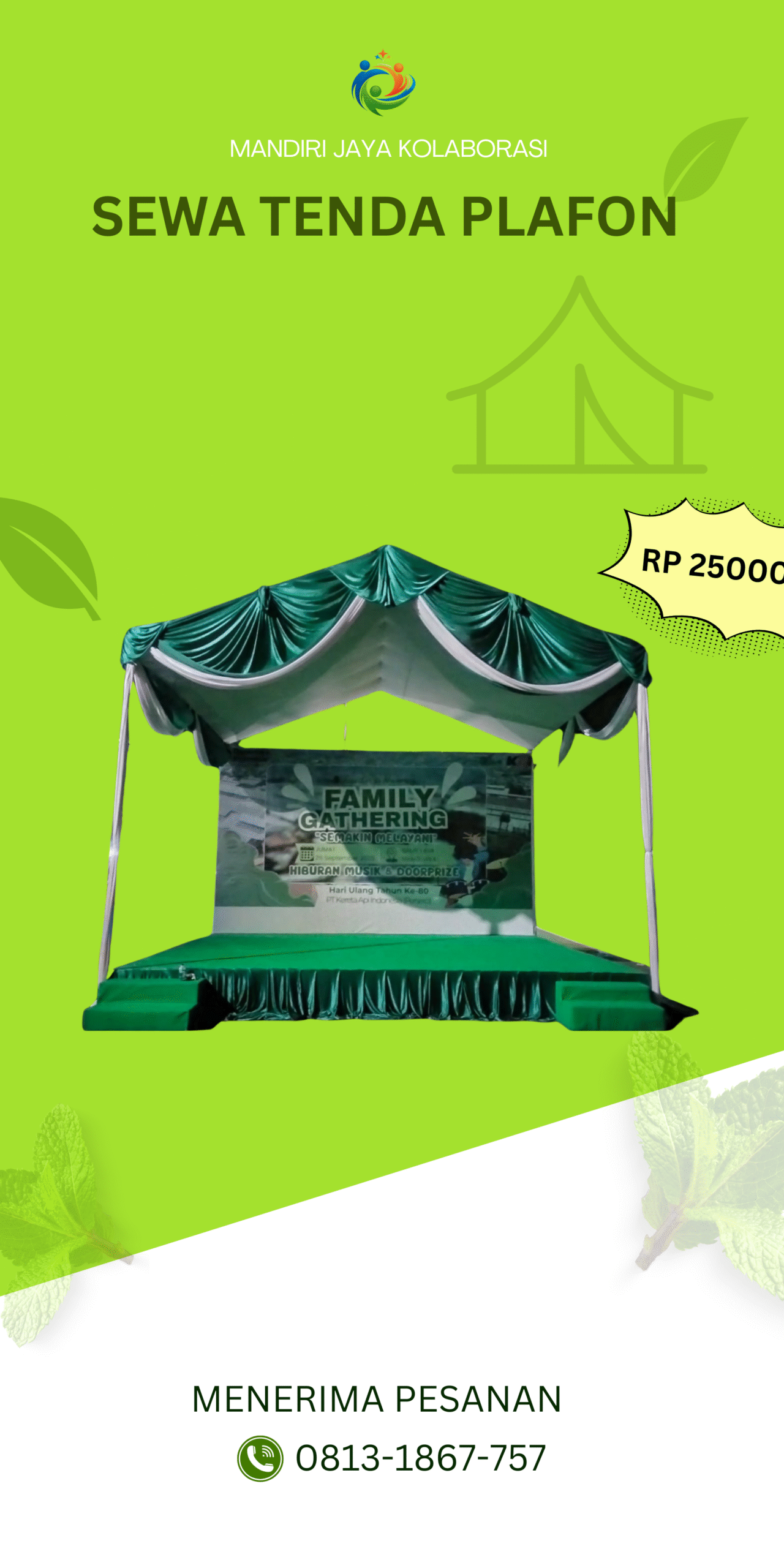 oranye dan hijau simpel es teh jumbo banner (1)