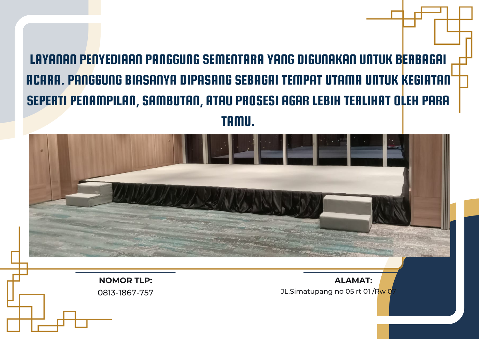 biru kuning emas minimalis sertifikat penghargaan a4 landscape (1)