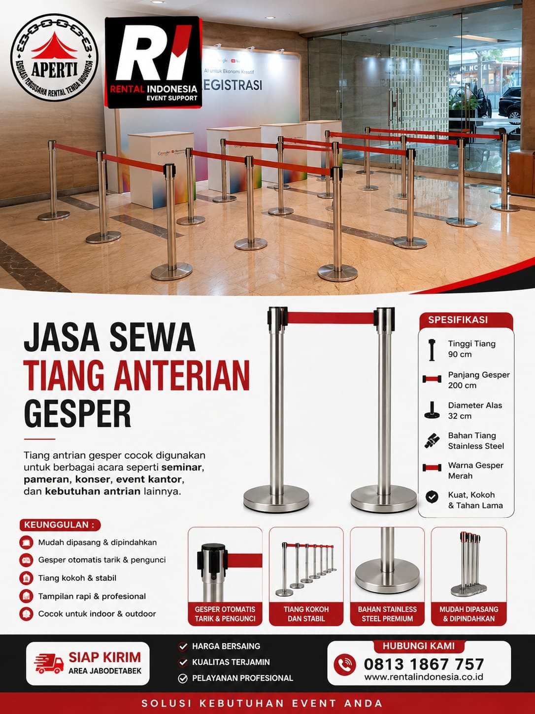 Jasa Sewa Tiang Antrean Untuk Berbagai Kebutuhan Acara whatsapp image 2026 07 23 at 02.30.40